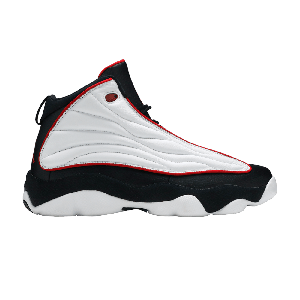 jordan pro strong red black