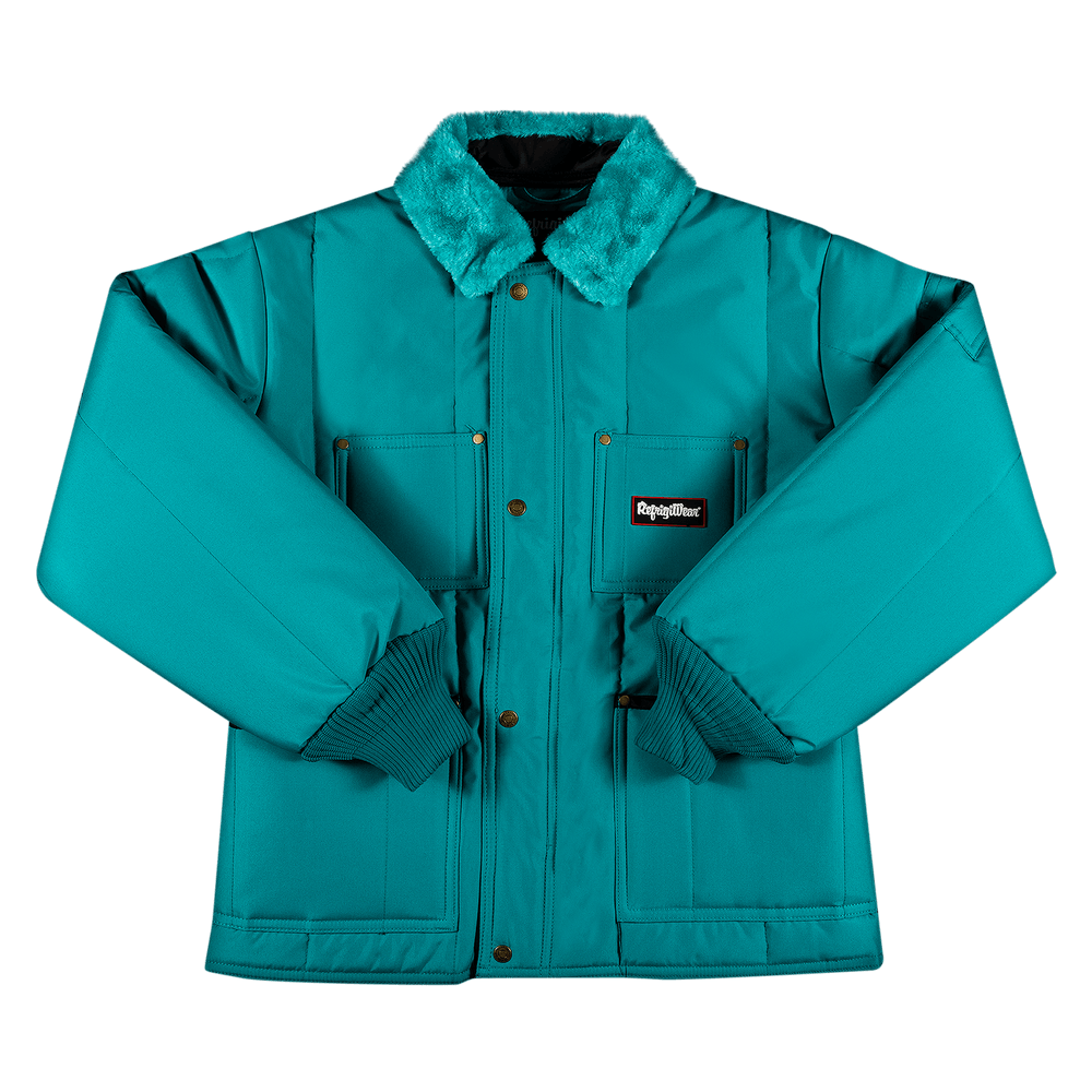 Buy Supreme x RefrigiWear Insulated Iron-Tuff Jacket 'Bright Teal