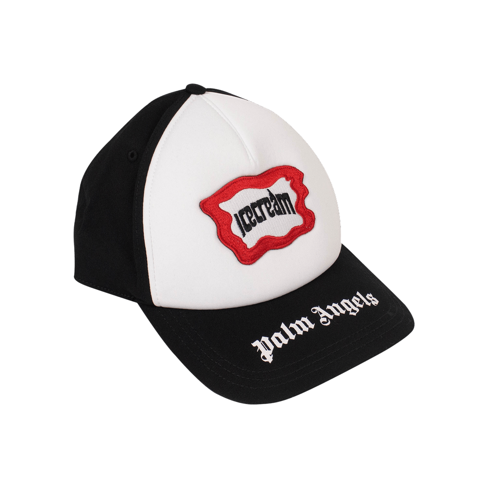 Buy Palm Angels x Ice Cream Logo Baseball Cap 'Black/White