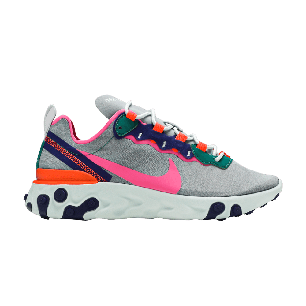 Nike react element 55 wolf grey multi-color (w) discount