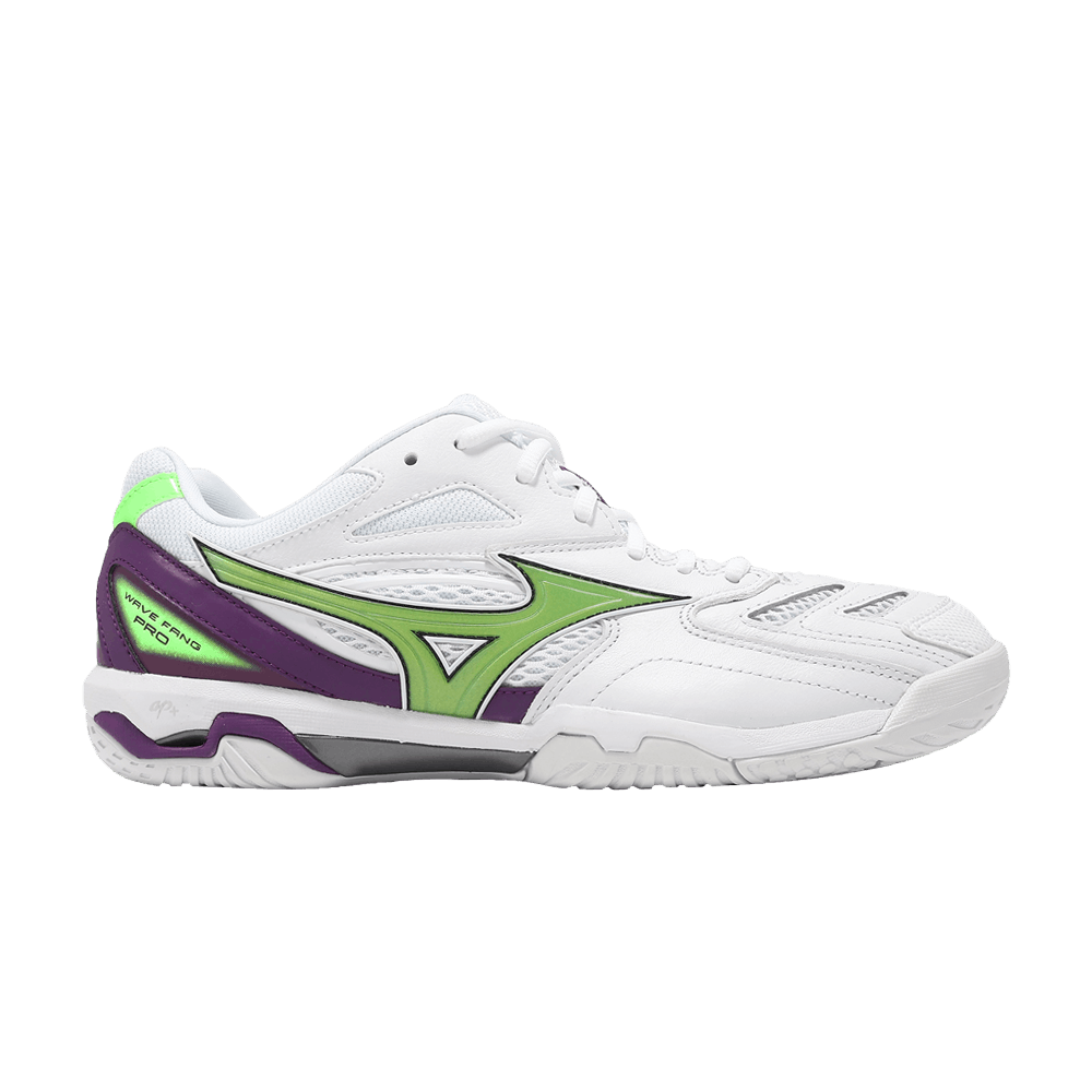 Buy Mizuno Wave Fang Pro 'White Purple Green' - 71GA210000 | GOAT