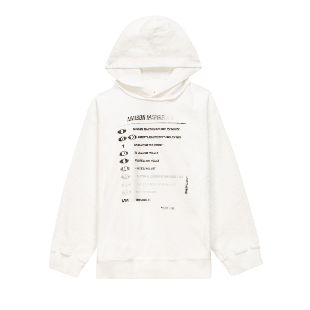 Buy MM6 Maison Margiela Hoodie 'White' - S52GU0132 101 | GOAT