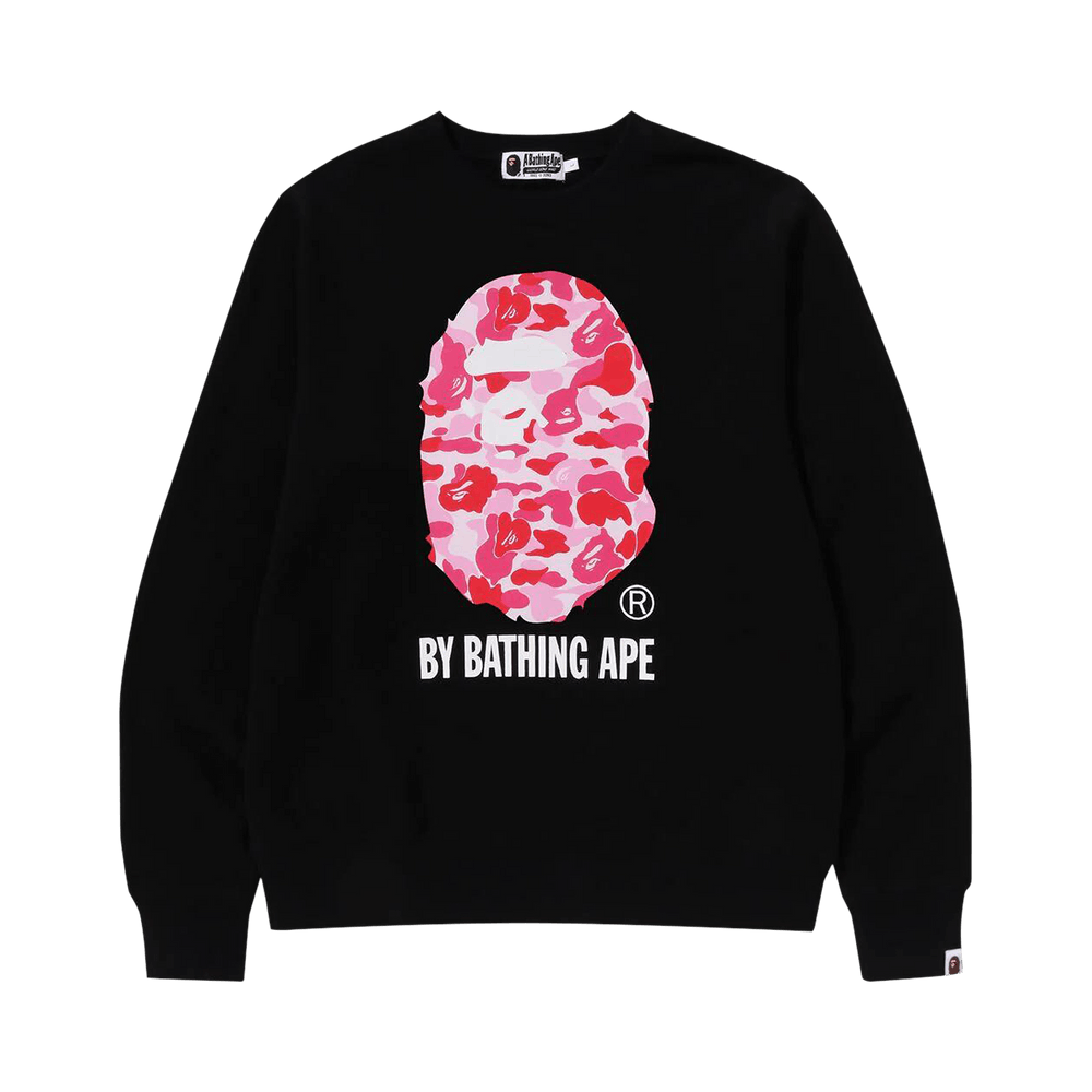 A BATHING APE ピンク迷彩トレーナー