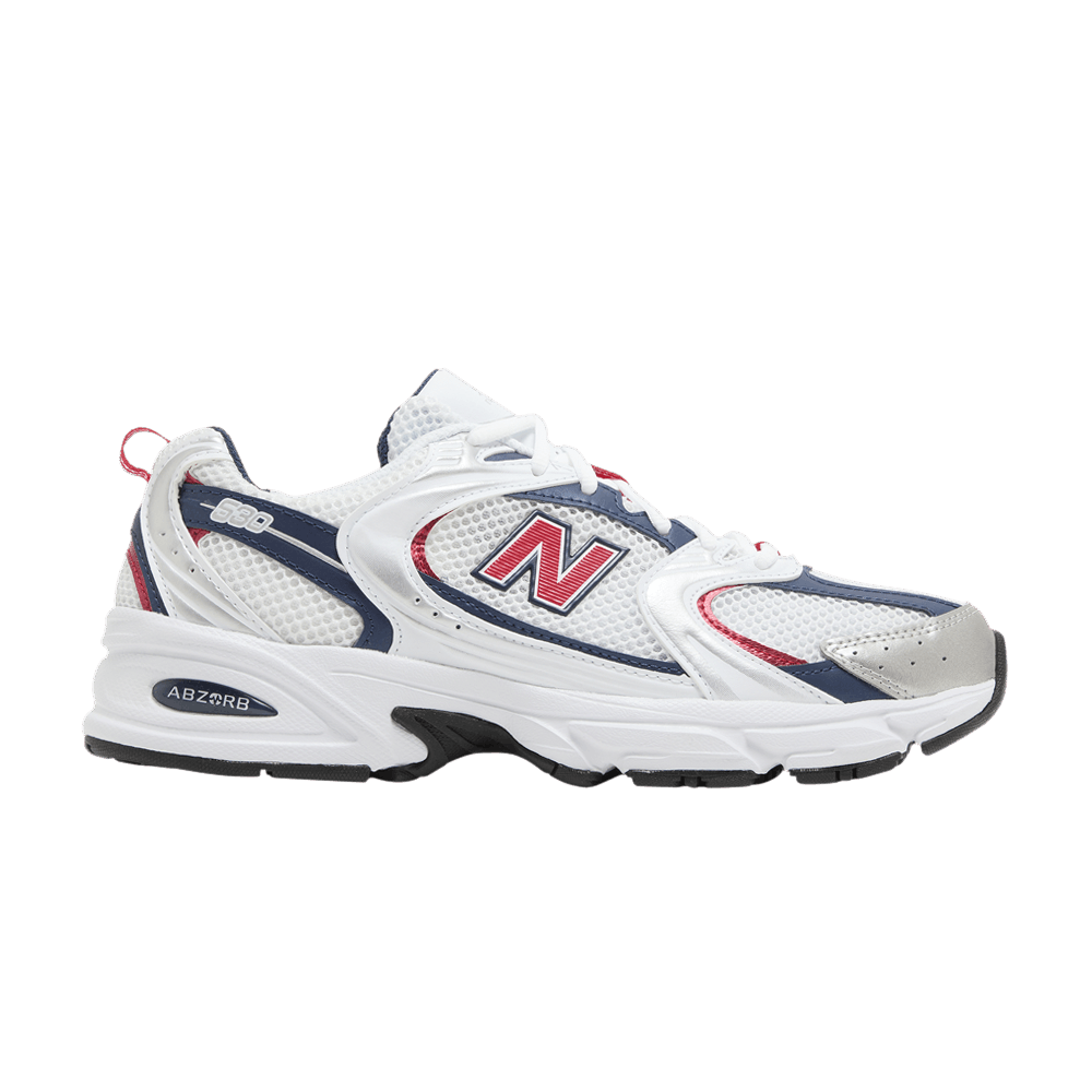 国内配送 New Balance MR530 SZ WHITE/RED New Balance 530 MR530QB WHITE / RED US W 6 - 8 UNISEX SIZE