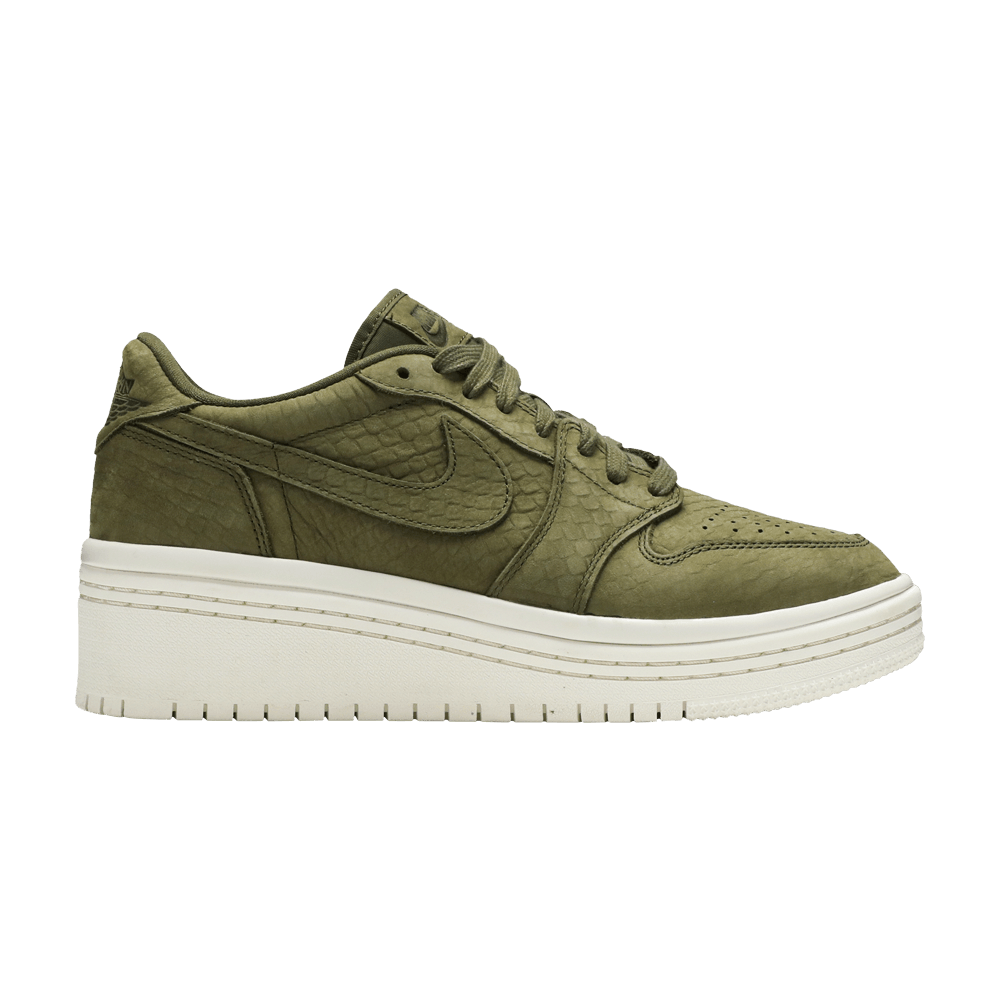 Buy Wmns Air Jordan 1 Low Lifted Olive Canvas AO1334 300 GOAT