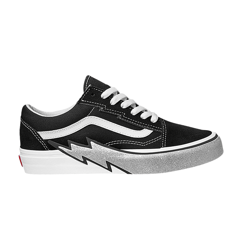 Buy Vans Old Skool 'Bolt Glitter Sidewall Black' VN0009Q5BM8