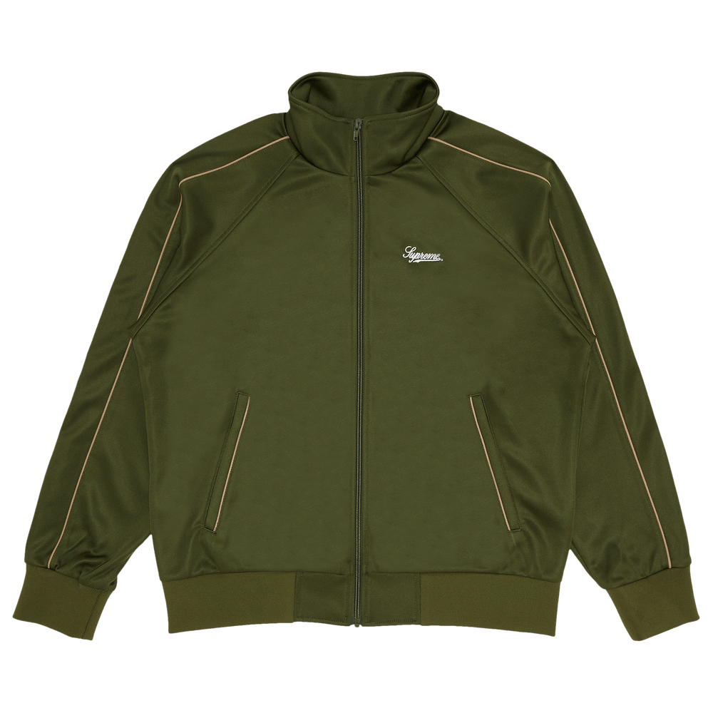 トップス Supreme TRICOT TRACK JACKET Supreme Tricot Track Jacket Black Olive Light Blue SS24