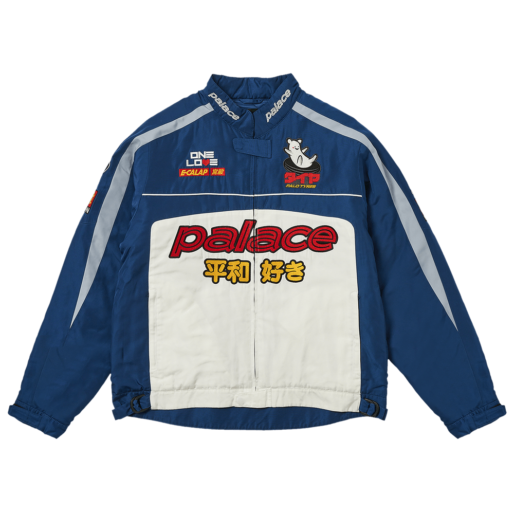 Buy Palace Faster Jacket 'Navy/White' - P26JK049 | GOAT