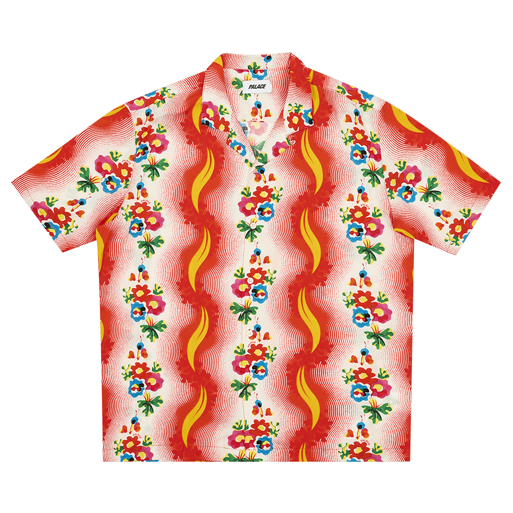 Buy Palace High Wave Shirt 'Red' - P26SHT022 | GOAT