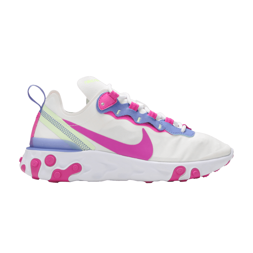 nike react element 55 white pink purple
