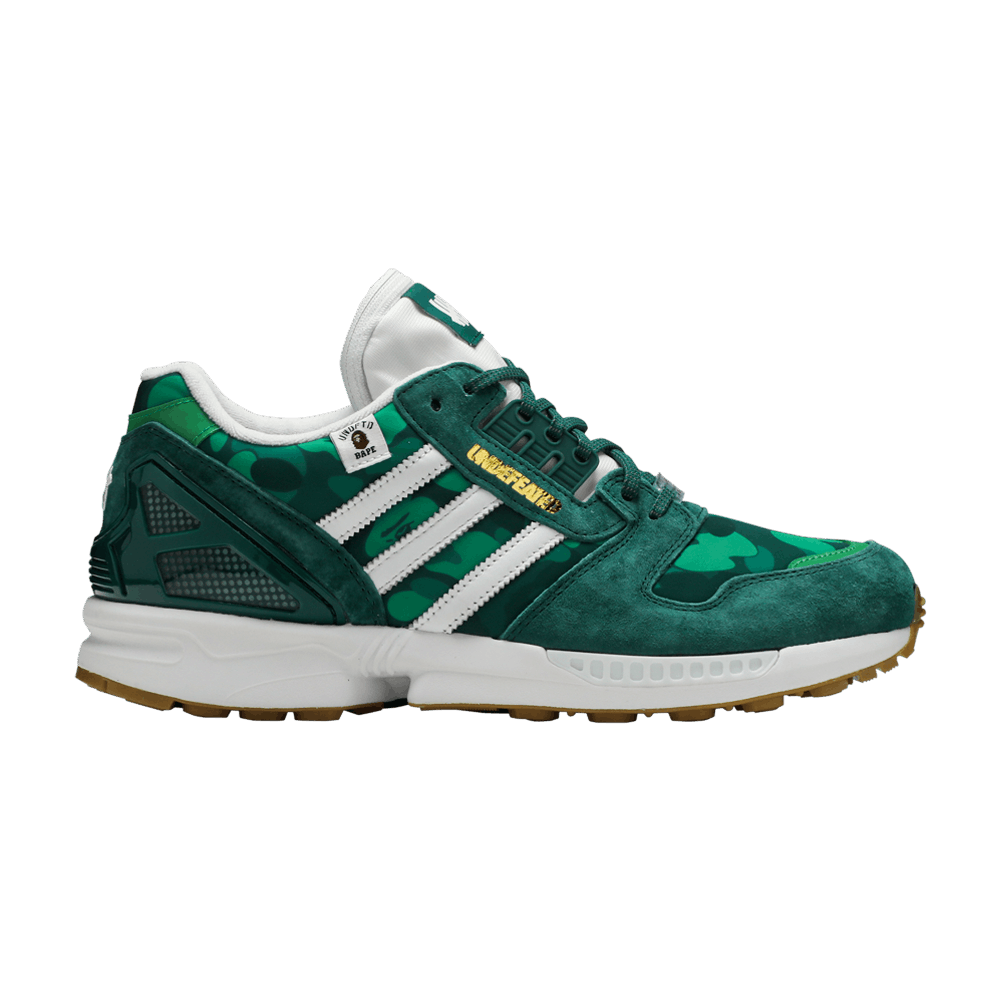 Size 4.5 BAPE x Undefeated x ZX 8000 'A-ZX Series - Green Camo'