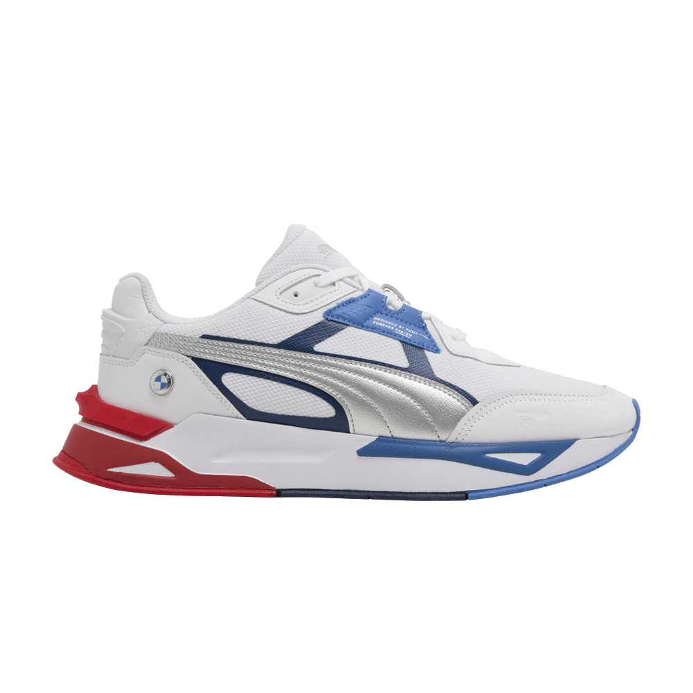 Size 10.0 BMW Motorsport x Mirage Sport 'White Silver Strong Blue'