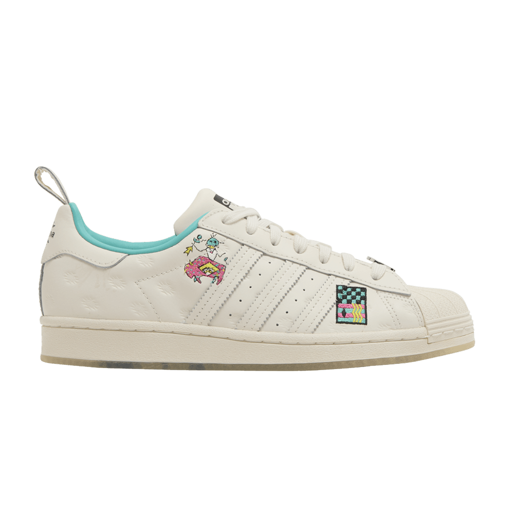 Size 10.5 Arizona x Superstar Have an Iced Day Chalk White