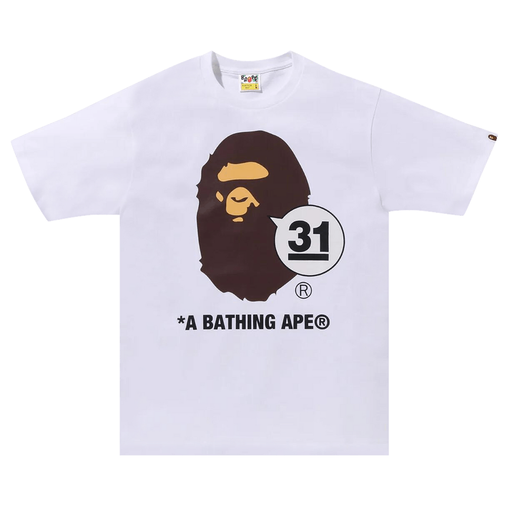 A BATHING APE / ポロシャツ/XL/コットン/ホワイト/総柄/1920-112-022
