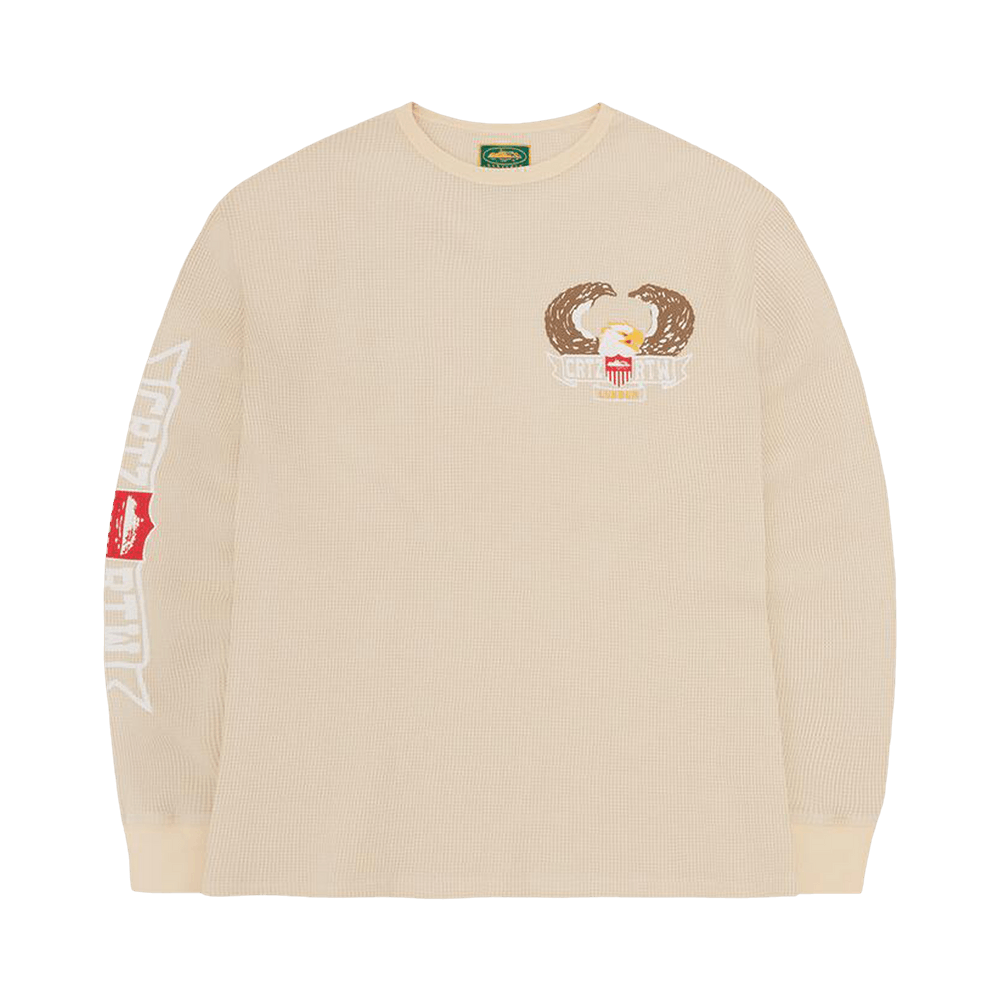 トップス CORTEIZ DIPSET WAFFLE LONGSLEEVE Corteiz Dipset Waffle Longsleeve Washed Brown Men's - SS23 - US