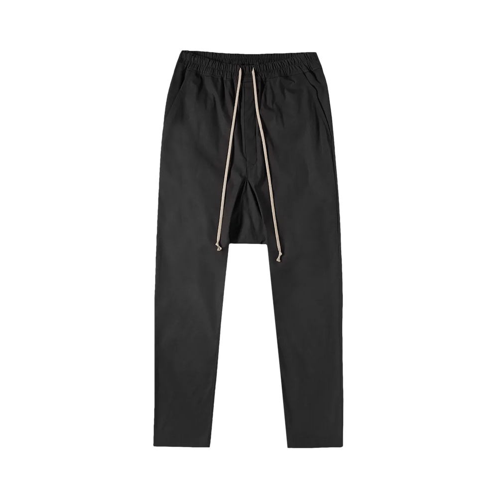早い者勝ち　格安‼️新品試着のみ　Rric Owens DRAWSTRING Buy Rick Owens Drawstring Long Pants 'Black' - RU21S6380 P 09 | GOAT