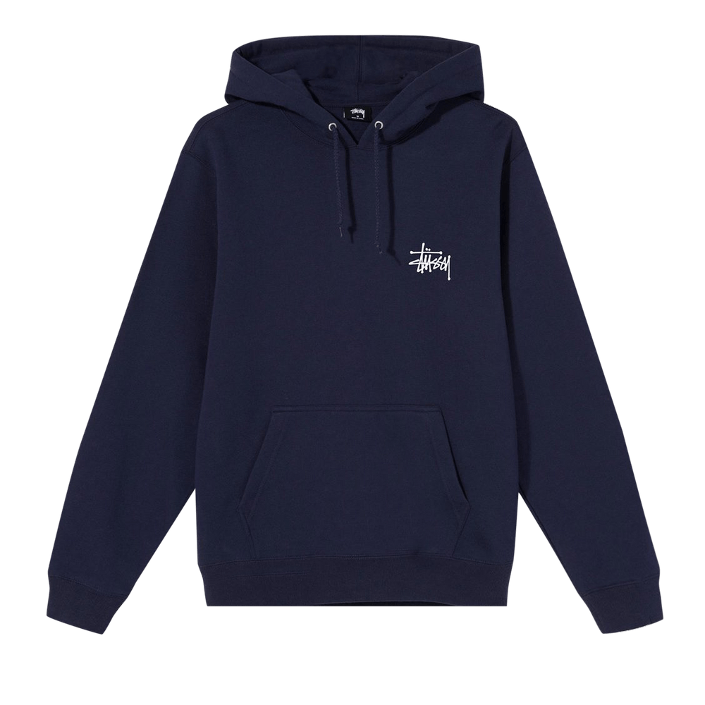 stussy BASIC STÜSSY ZIP HOODIE - NAVY /M Stüssy Navy Zip Hoodie Stussy