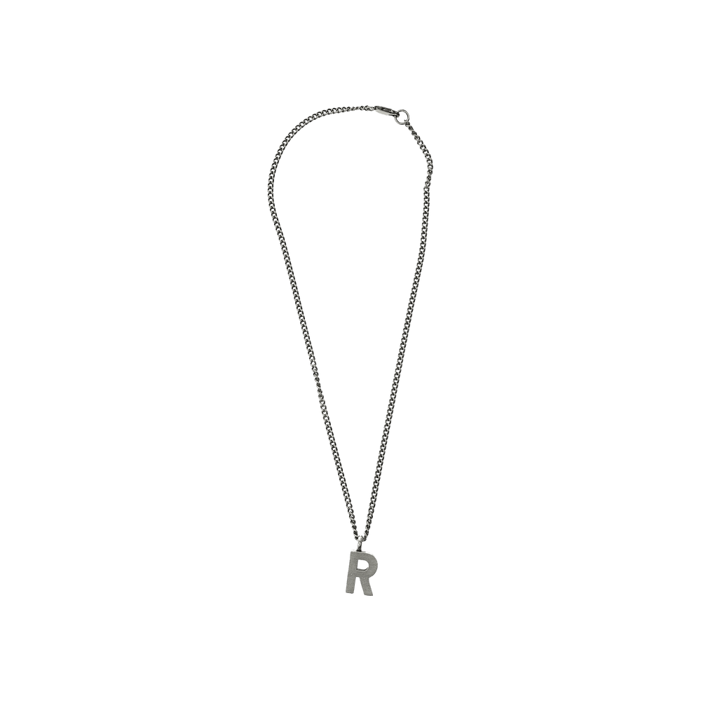 Buy Raf Simons Redux Necklace With R Pendant 'Silver' - A01