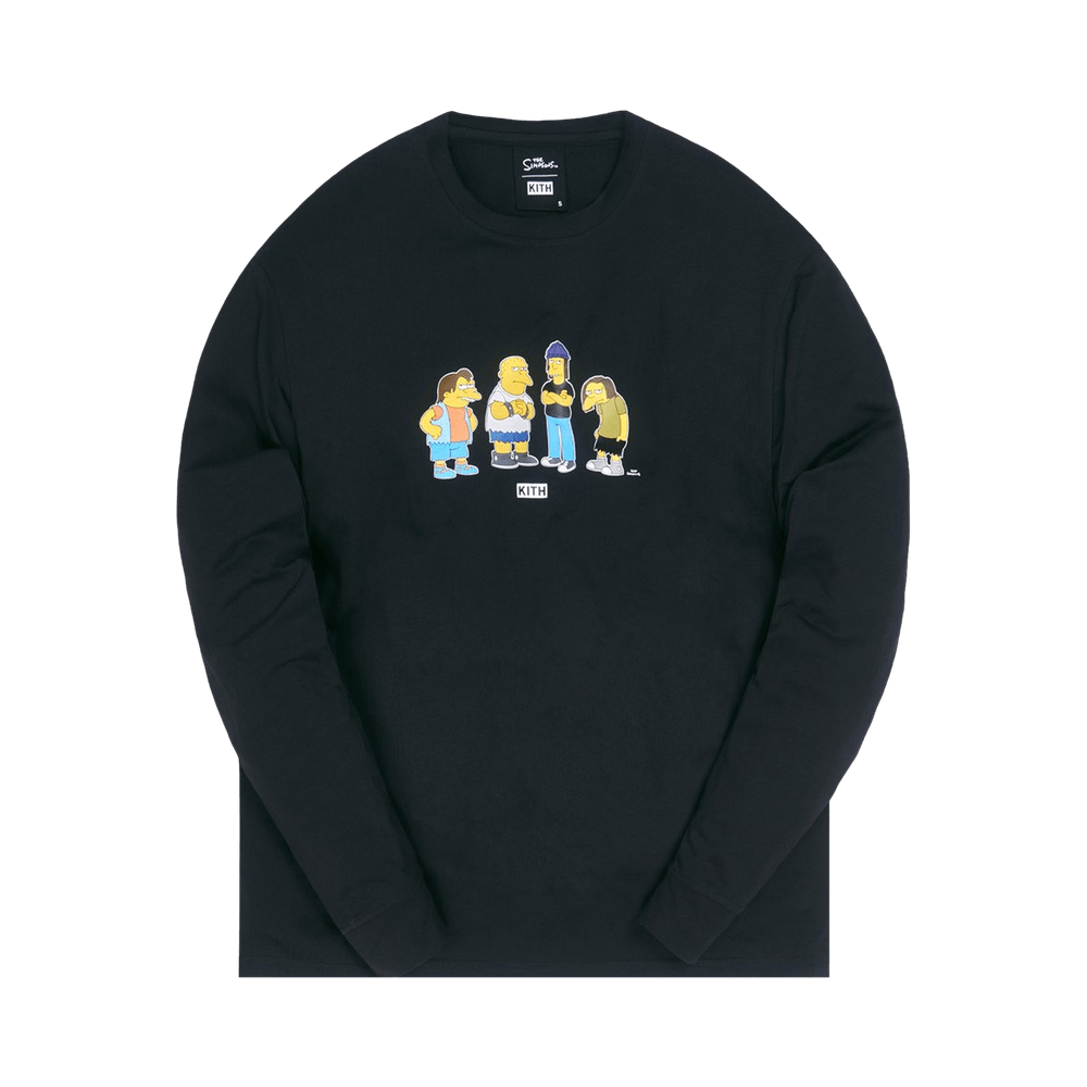 Buy Kith For The Simpsons Bullies Long-Sleeve Tee 'Black
