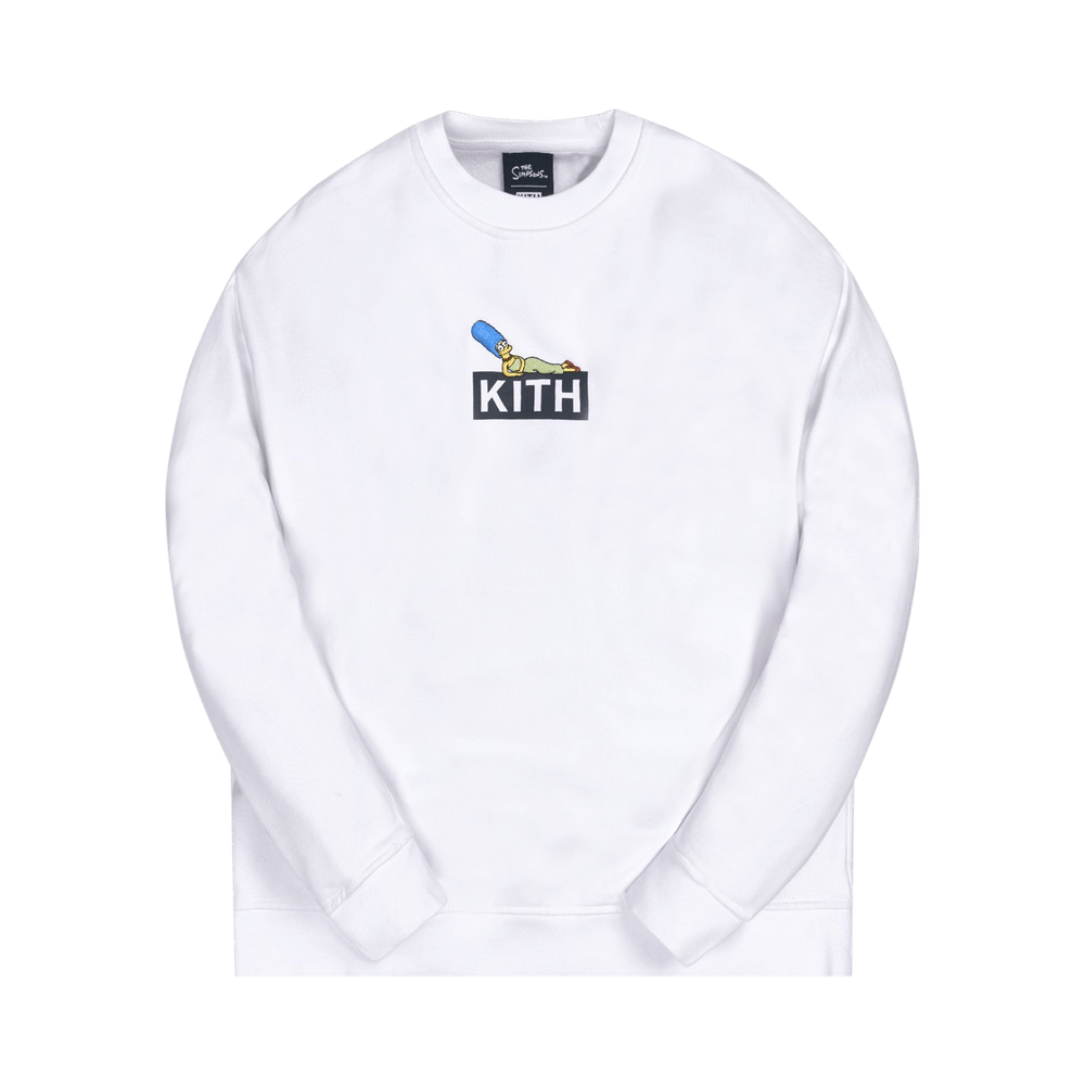 Tシャツ・カットソー Kith x The Simpsons Marge Box Logo Crewneck White 730582_00.png.png