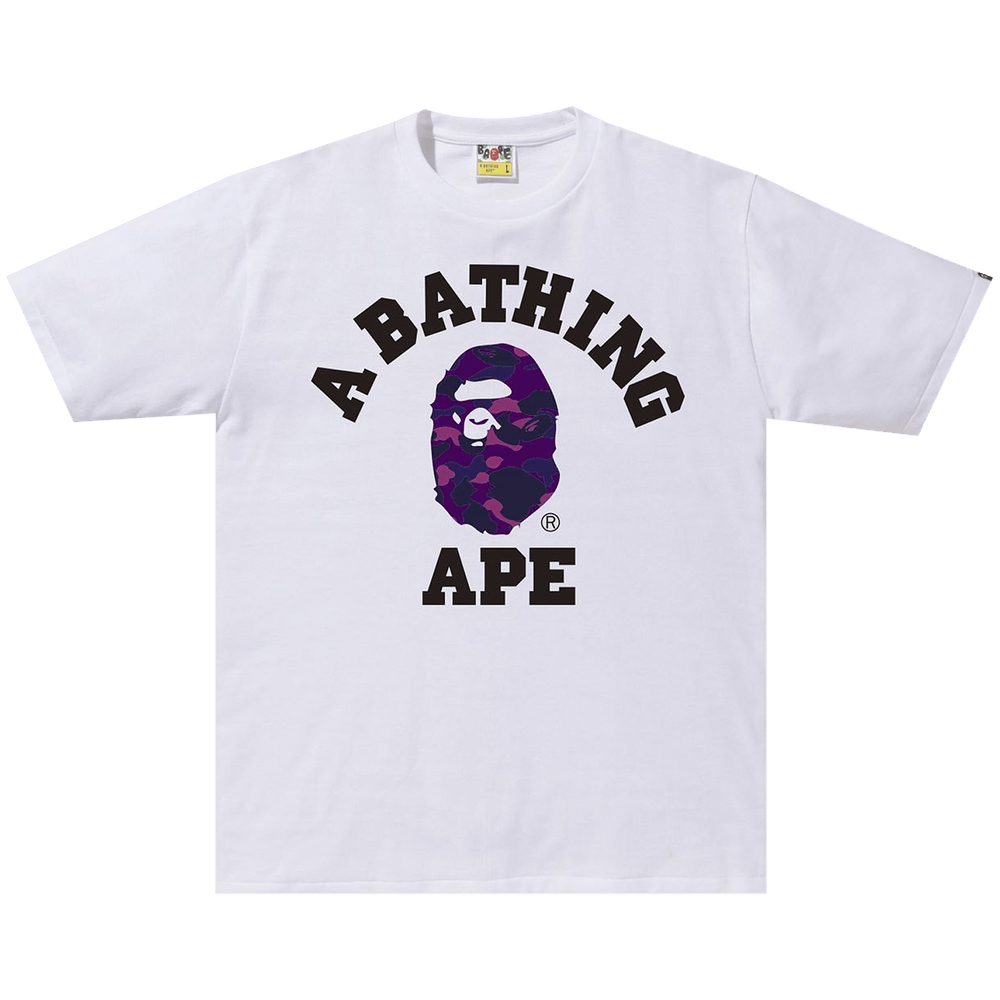 Bape t shirt purple camo outlet