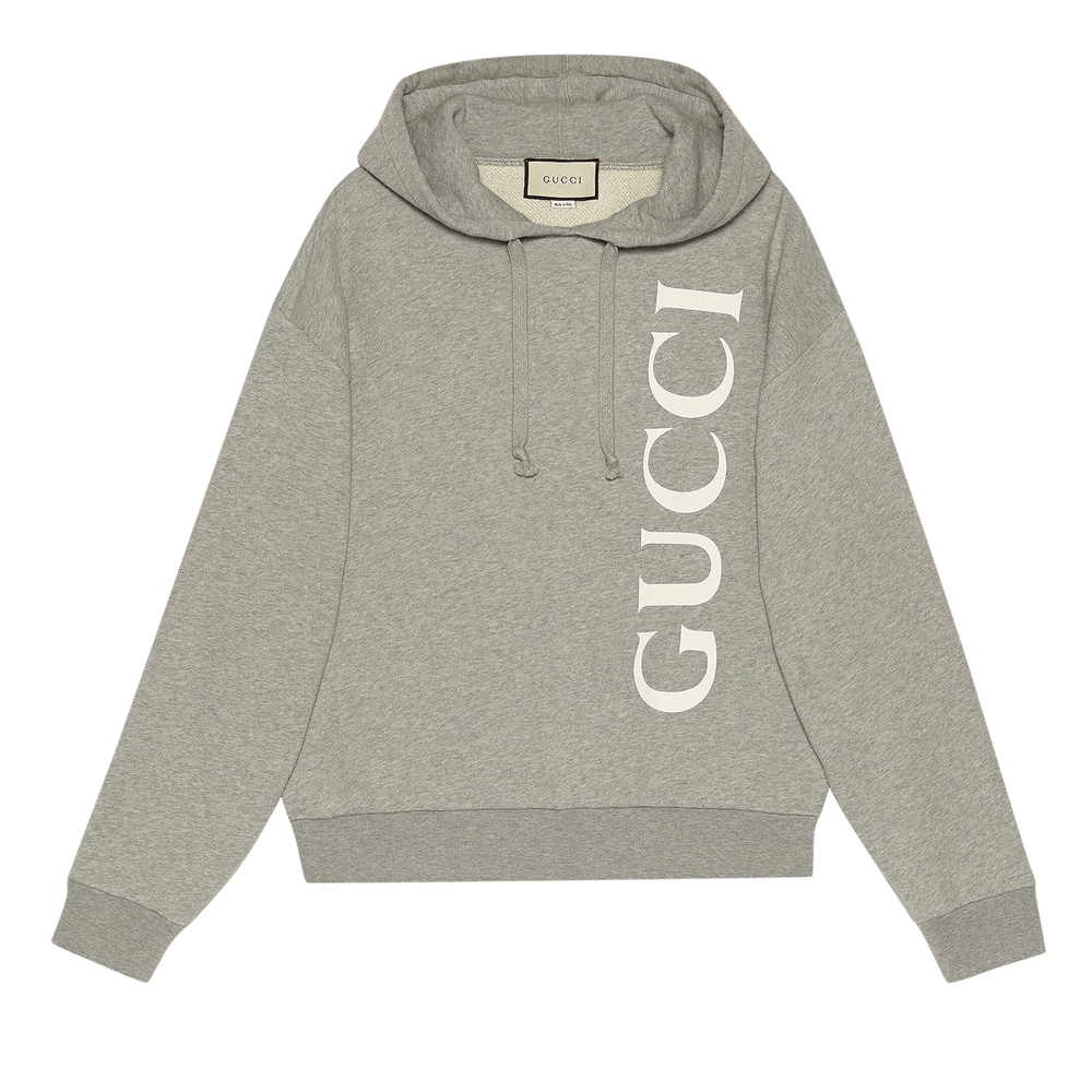 Buy Gucci Print Hooded Sweatshirt 'Medium Grey' - 604974 XJB1D