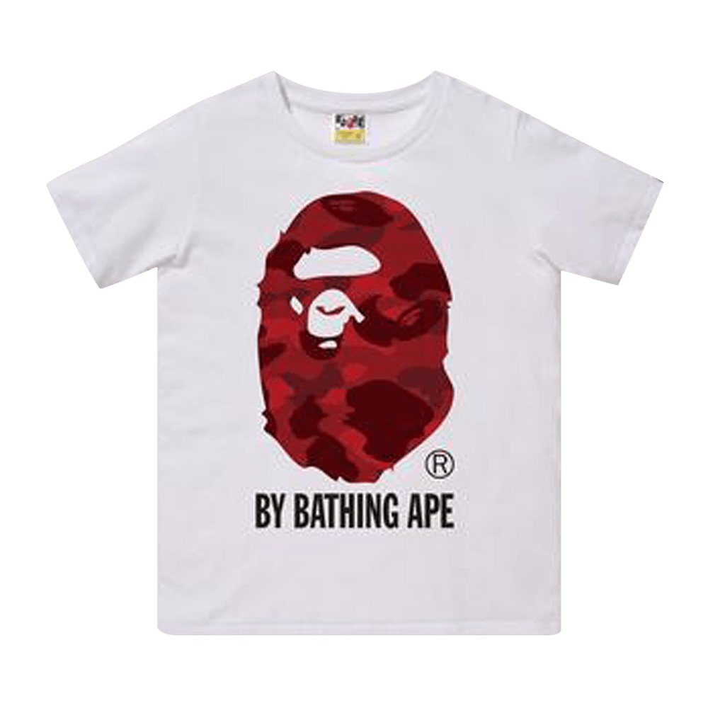 Size xxxl BAPE Color Camo By Bathing Ape Tee White Red