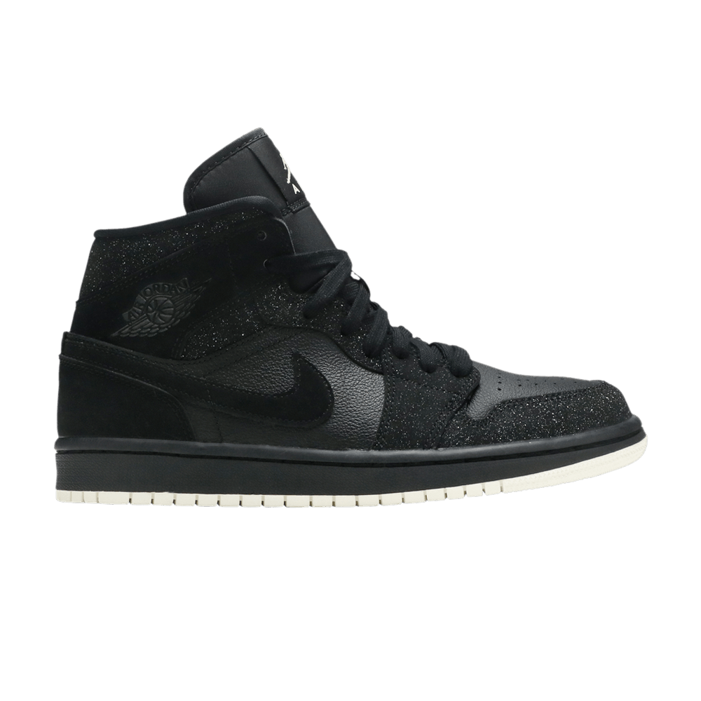 Black sparkle jordans discount