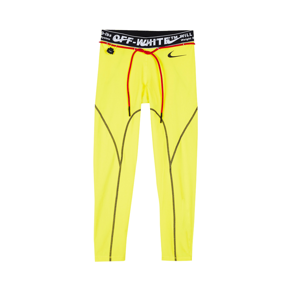 Buy Nike Women's x Off-White Pro Tights 'Opti Yellow Buy Nike Women's x Off-White Pro Tights 'Opti Yellow