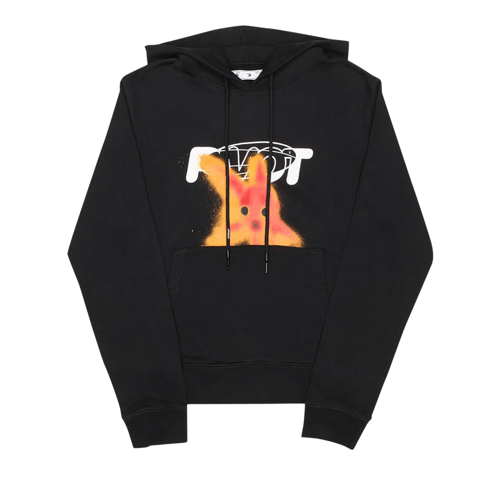 Buy Off-White Cross Box Logo Hooded Sweatshirt 'Black/Red Buy Off-White Cross Box Logo Hooded Sweatshirt 'Black/Red