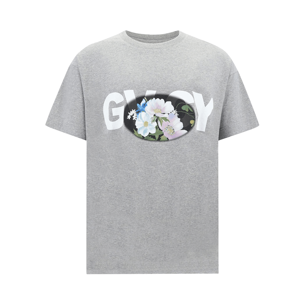 Buy Givenchy Boxy Short-Sleeve 'Light Grey Melange