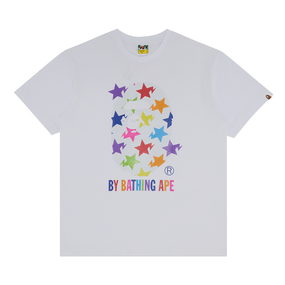 Buy BAPE Big Head Ape Star Festival T-Shirt 'Multicolor