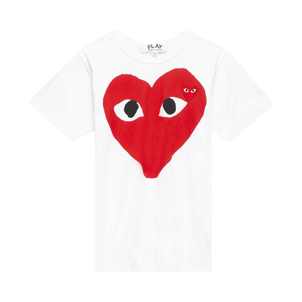 Buy Comme des Garçons PLAY Big Heart Tee 'White' - P1T026 1
