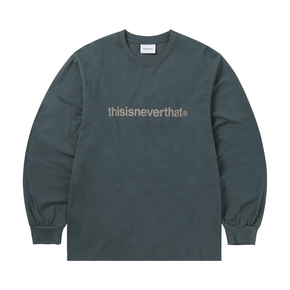 Buy thisisneverthat T-Logo Long-Sleeve Tee 'Charcoal