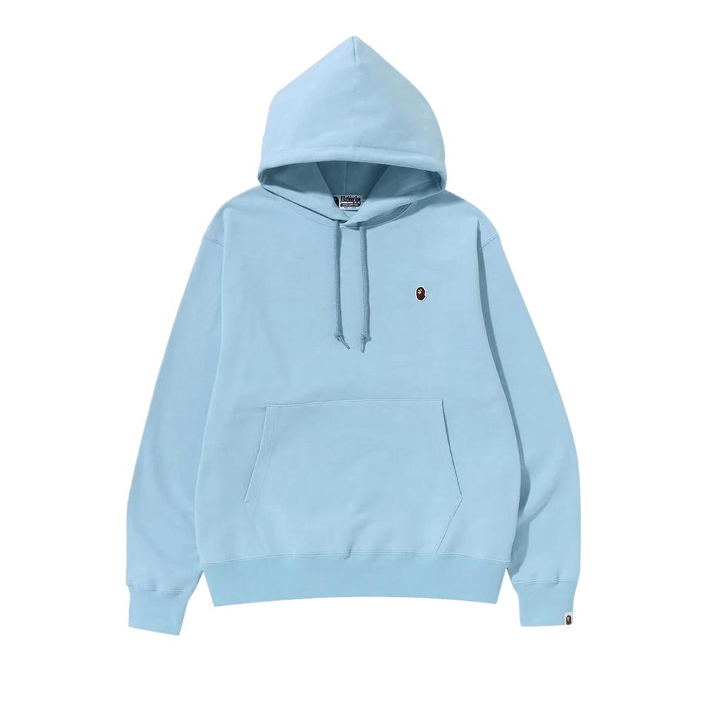 Buy BAPE Ape Head One Point Relaxed Fit Pullover Hoodie 'Sax