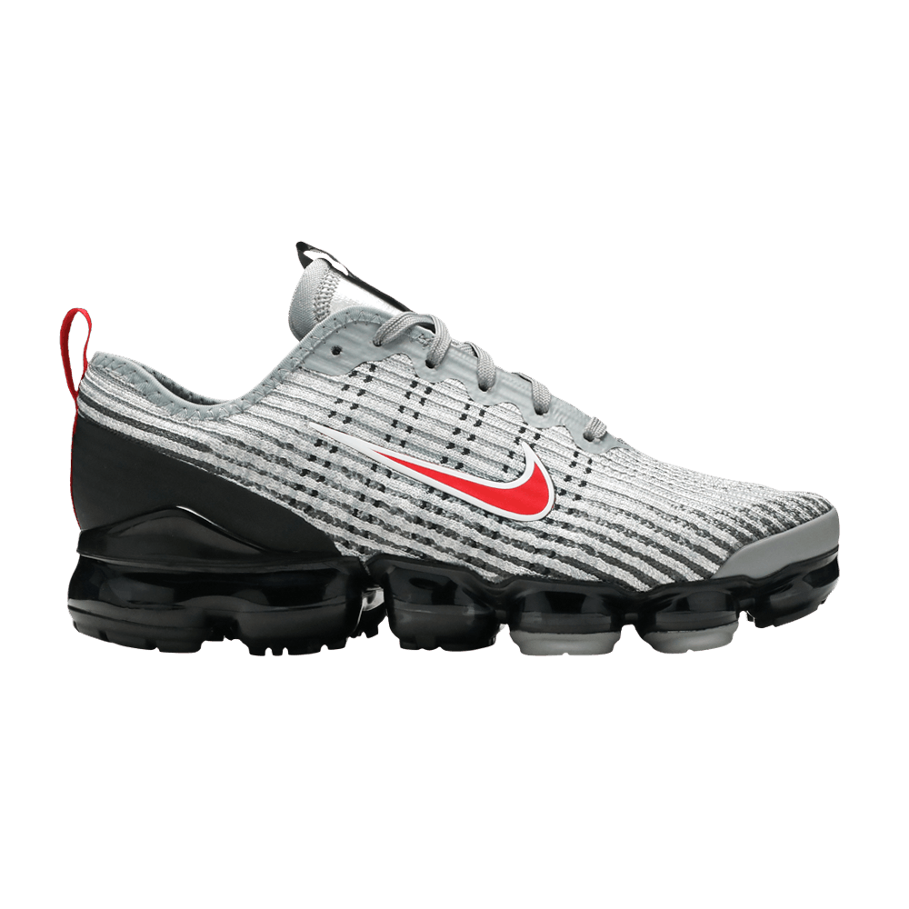 Vapormax flyknit grey and red cheap