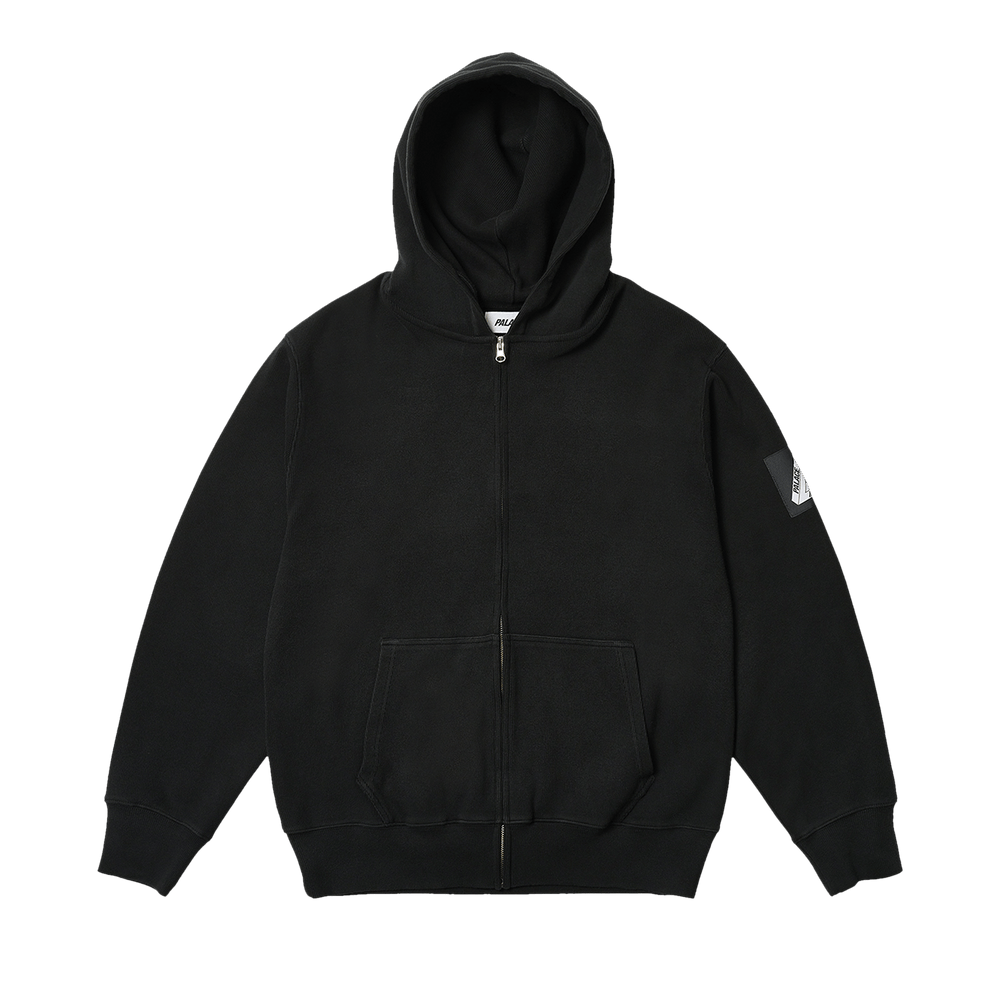 Buy Palace Rib Hood 'Black' - P26CS113 | GOAT