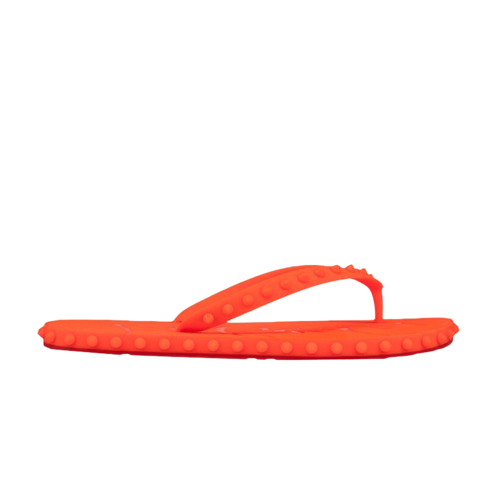 Christian Louboutin Super Loubi Flip Flop Fluo Orange