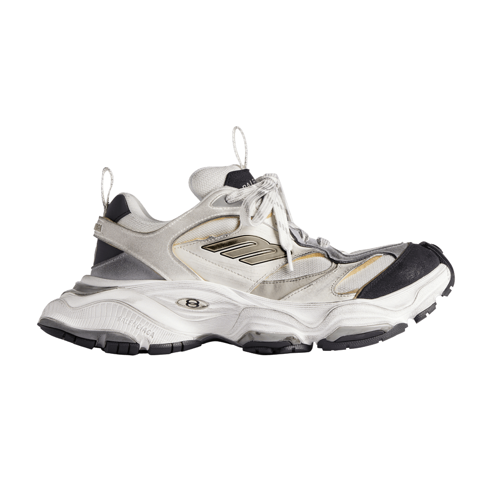 Balenciaga Wmns Cargo Sneaker 'Worn-Out - White Black'