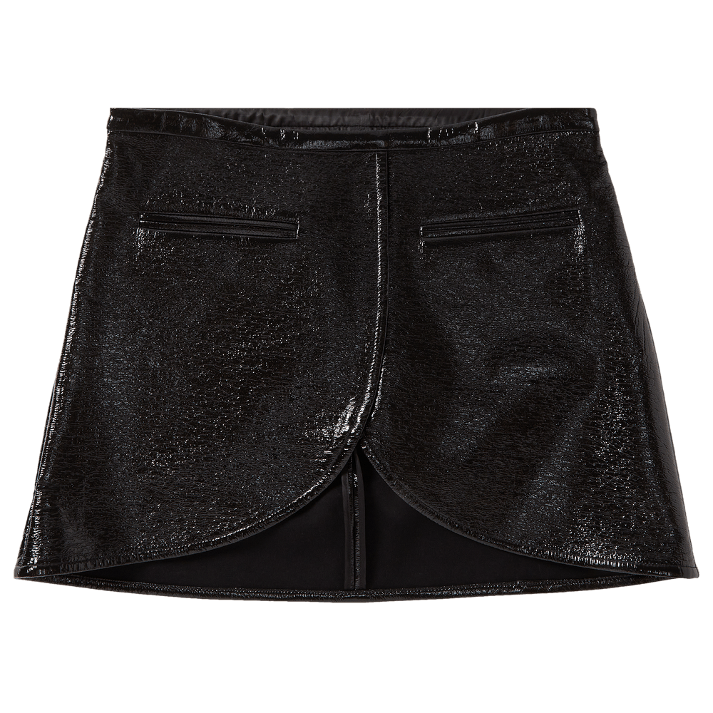 【関税&送料込】Courreges Ellipse Mini Skirt Ellipse mini skirt in black - women - COURRÈGES