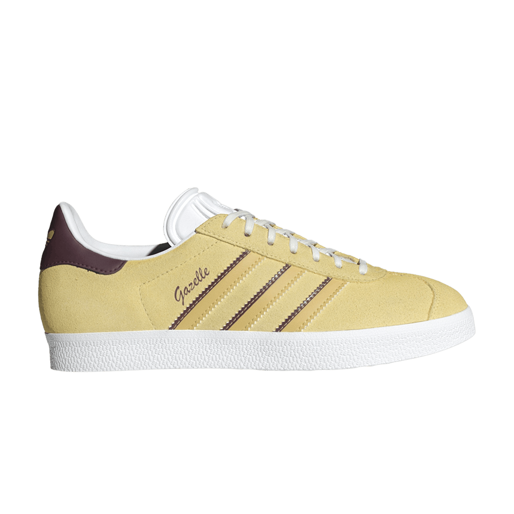 Adidas Wmns Gazelle 'almost Yellow Maroon' Price in India | Culture Circle