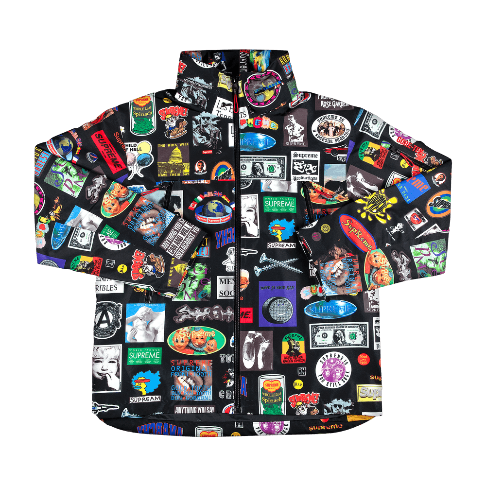 Buy Supreme GORE-TEX Stickers Shell Jacket 'Black' - SS21J13 BLACK