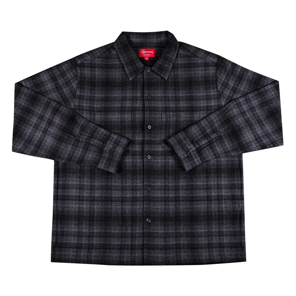 Buy Supreme Plaid Flannel Shirt 'Black' - SS21S39 BLACK