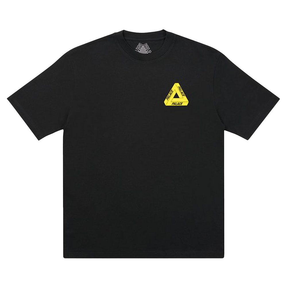 Buy Palace Tri-To-Help T-Shirt 'Black/Yellow' - P18TS227 | GOAT