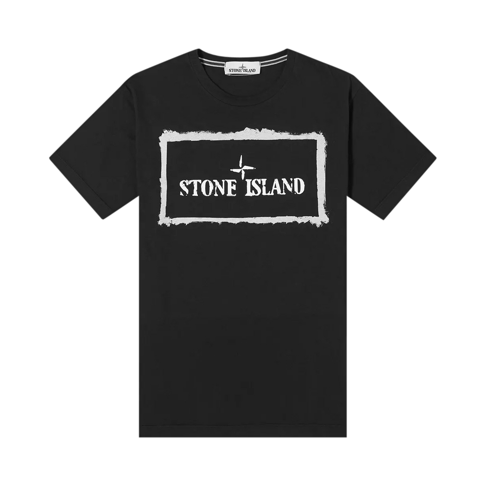 Stone island reflective t shirt black on sale