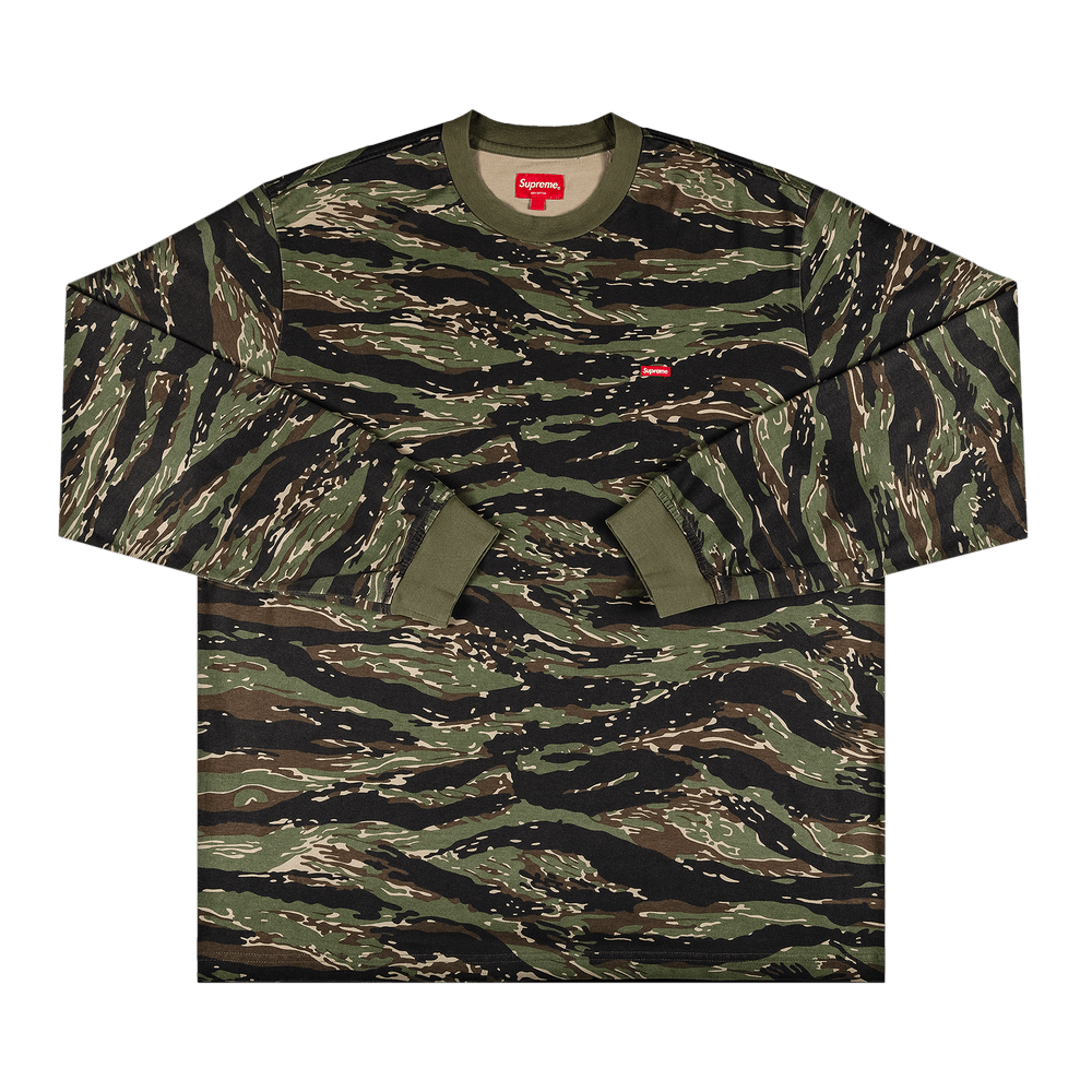 Supreme Small Box Long-Sleeve Tee 'Tigerstripe Camo'