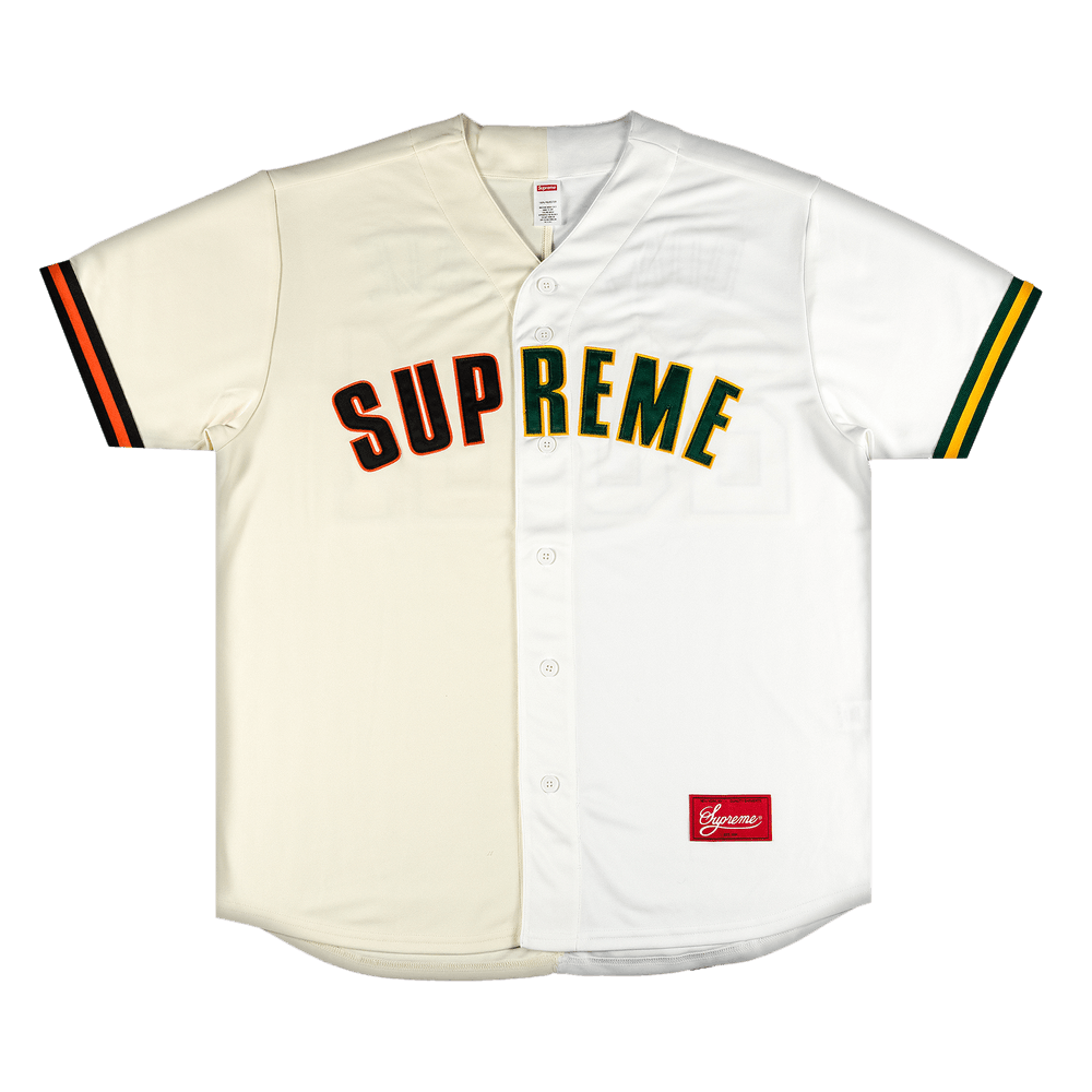 Buy Supreme Don't Hate Baseball Jersey 'Natural' - SS21KN11 