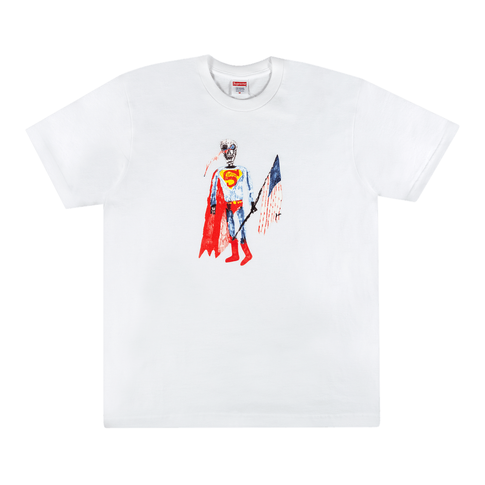 Buy Supreme Skeleton Tee 'White' - SS21T40 WHITE | GOAT