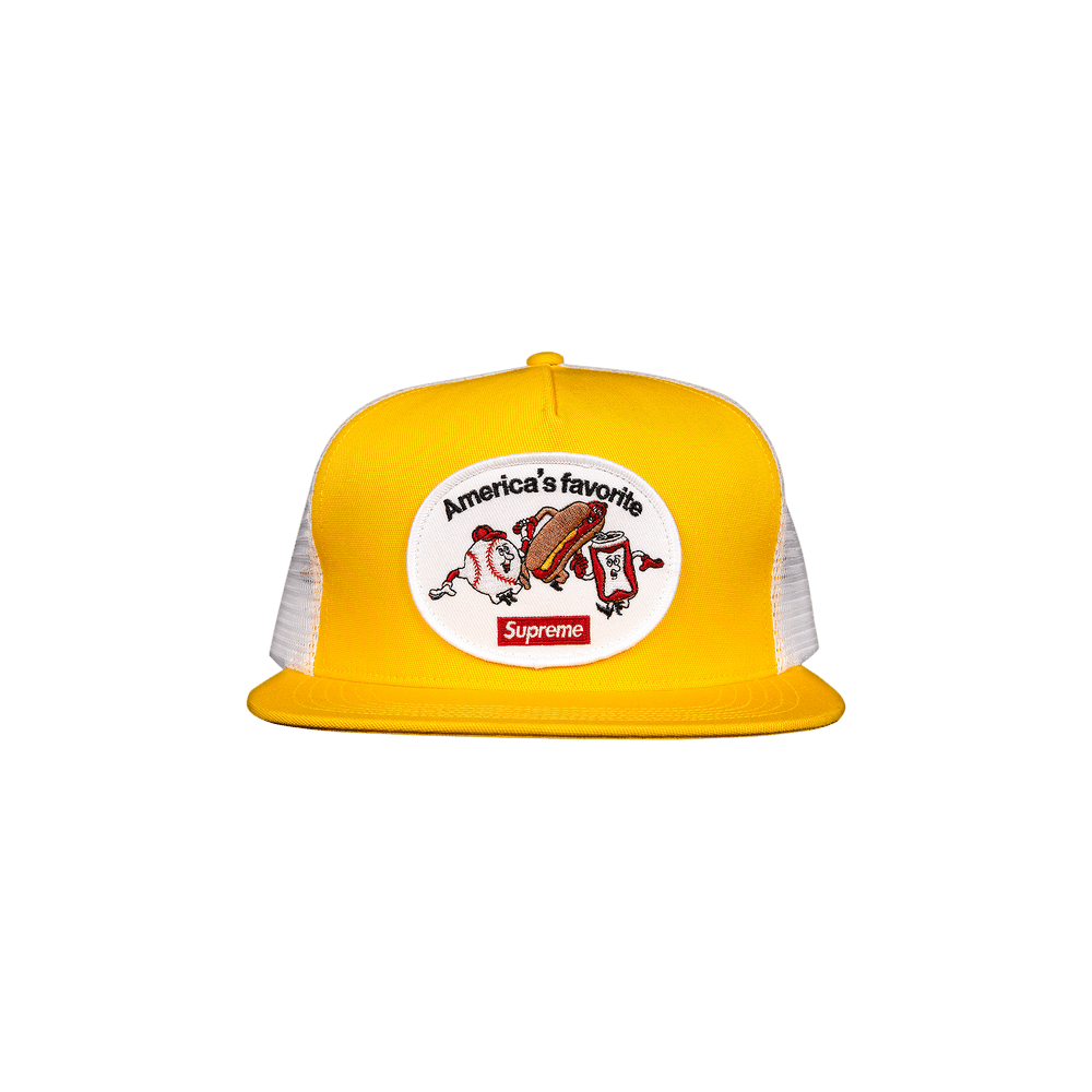 Buy Supreme America's Favorite Mesh Back 5-Panel 'Yellow