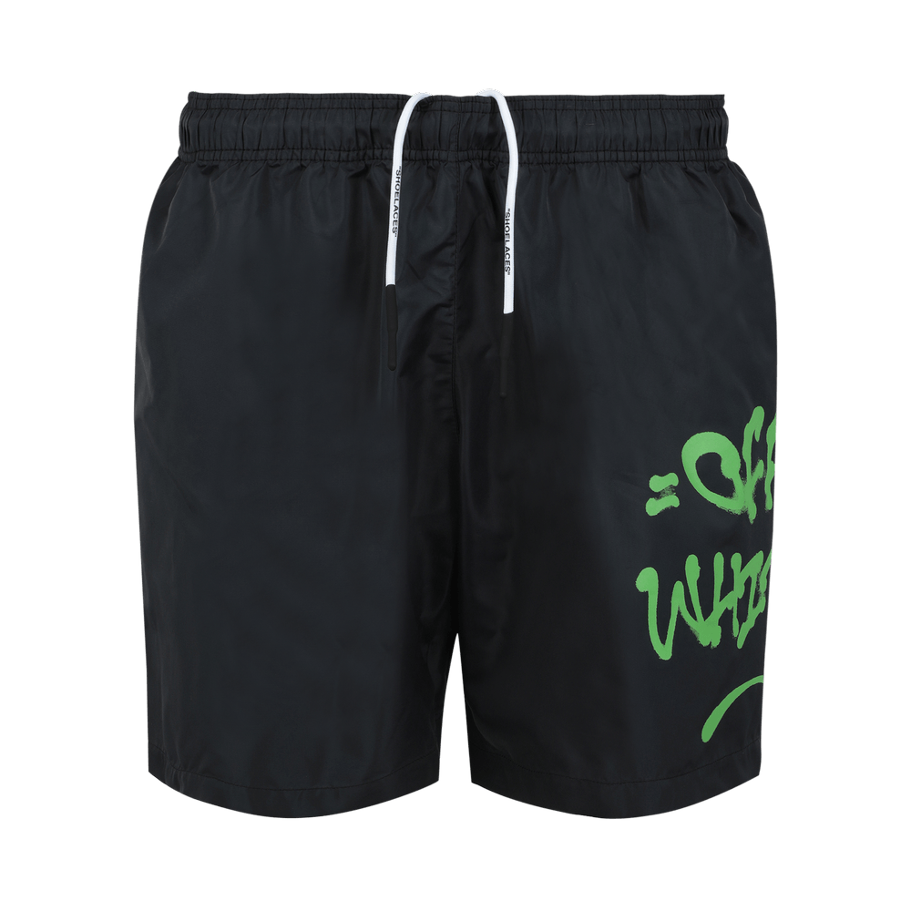 Off-White logo-waistband Running Shorts | Black | FARFETCH